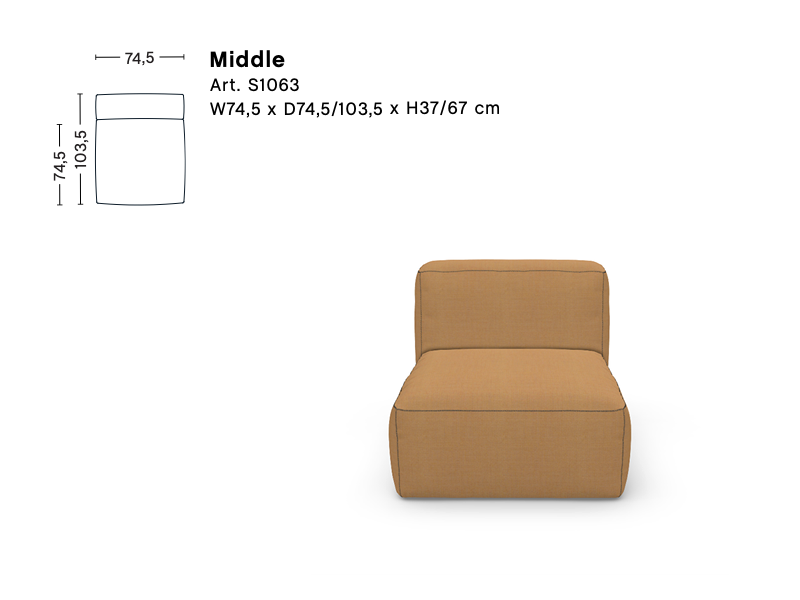 MAGS SOFT LOW ARMREST MODULE