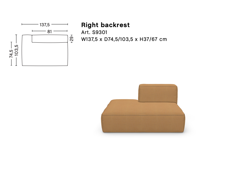 MAGS SOFT LOW ARMREST MODULE