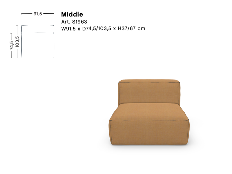 MAGS SOFT LOW ARMREST MODULE