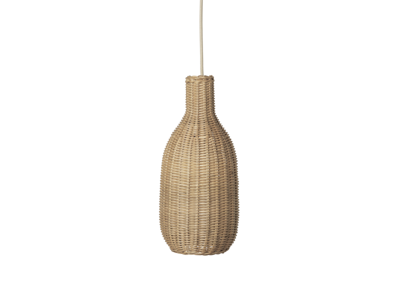 Braided Bottle Lamp Shade - Natural FERM-100450206