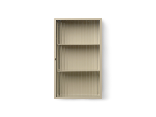 HAZE WALL CABINET - REEDED GLASS