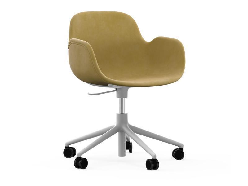 FORM ARMCHAIR 5W GASLIFT SWIVEL BASE FULL UPHOLSTERY