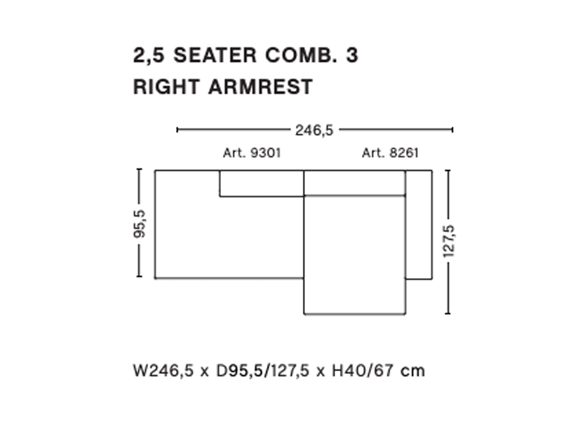 MAGS 2.5 SEATER COMBINATION 3