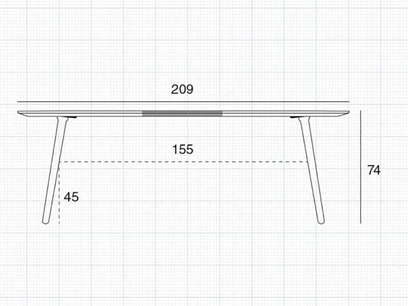 EAT OVAL DINING TABLE 160