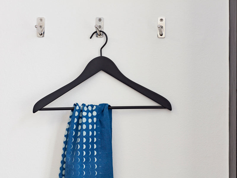 SOFT COAT HANGER W BAR 4 PCS