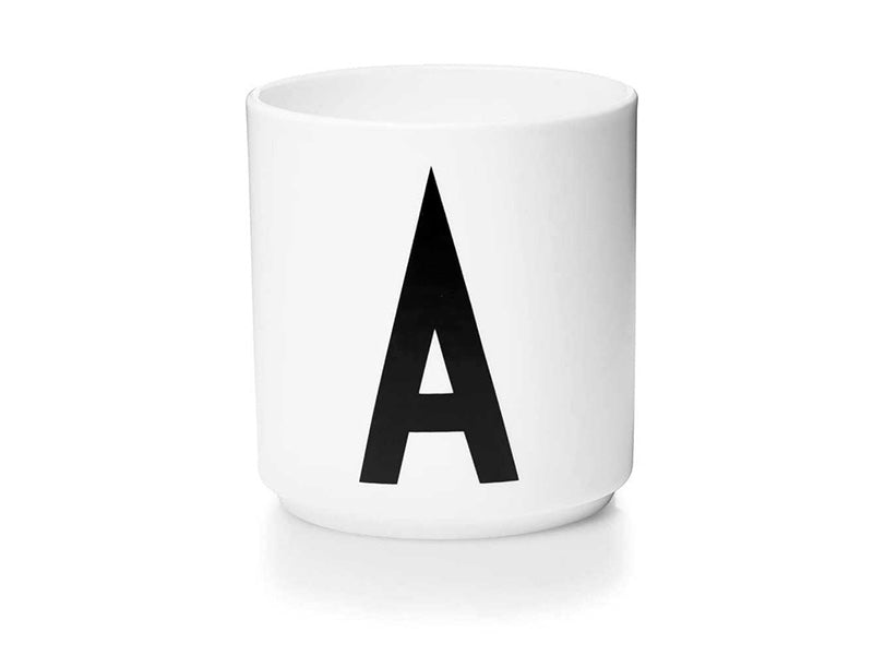 PERSONAL PORCELAIN CUP A-Z (WHITE)