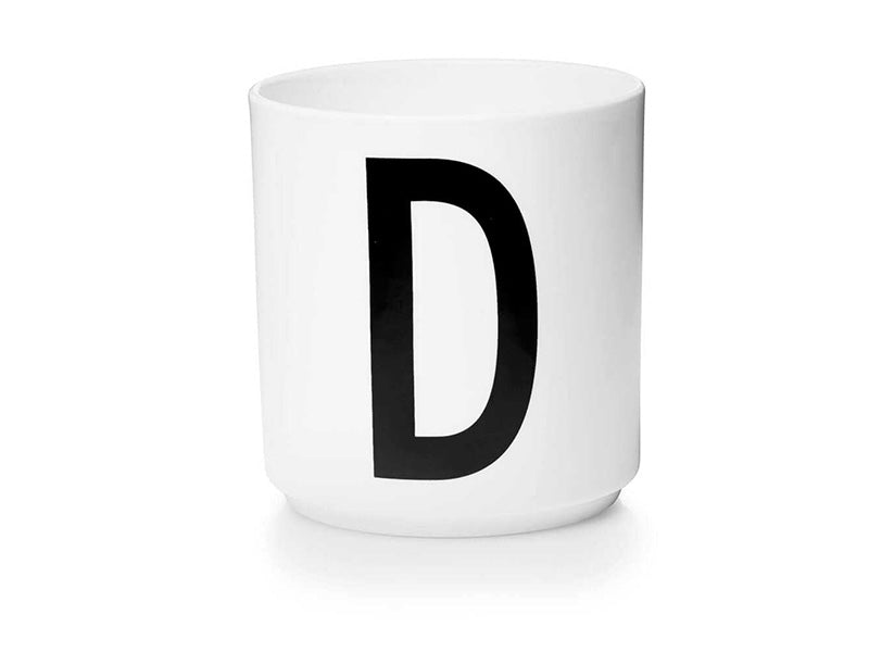 PERSONAL PORCELAIN CUP A-Z (WHITE)