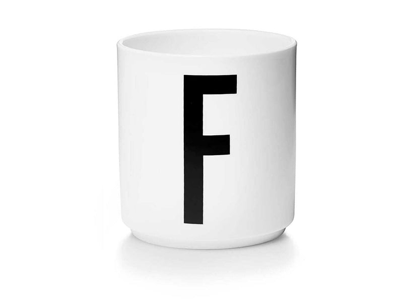 PERSONAL PORCELAIN CUP A-Z (WHITE)