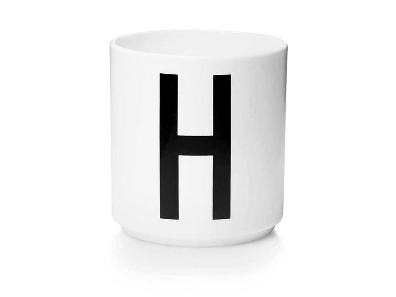 PERSONAL PORCELAIN CUP A-Z (WHITE)