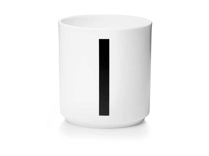 PERSONAL PORCELAIN CUP A-Z (WHITE)