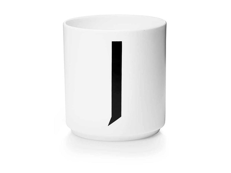 PERSONAL PORCELAIN CUP A-Z (WHITE)