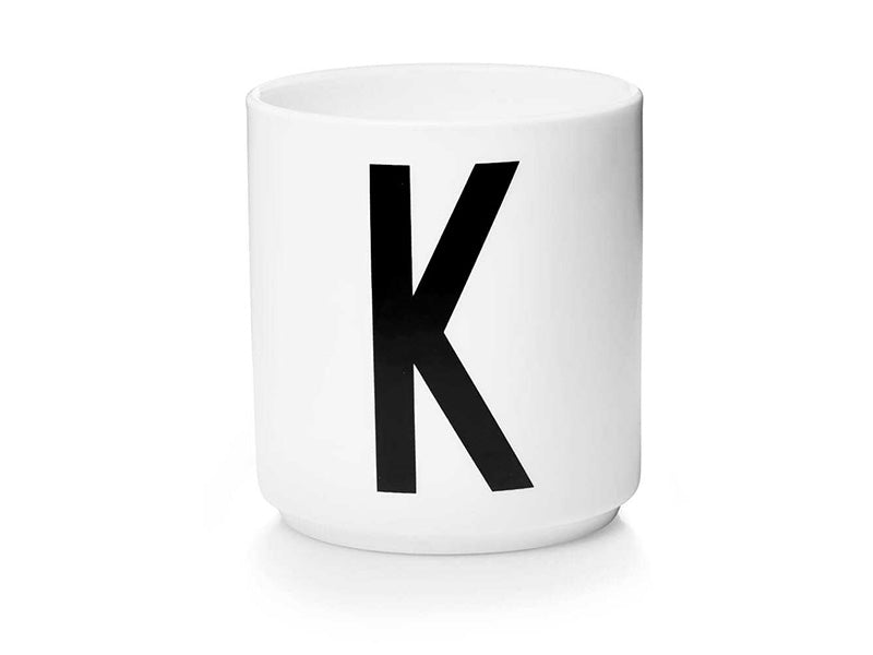 PERSONAL PORCELAIN CUP A-Z (WHITE)