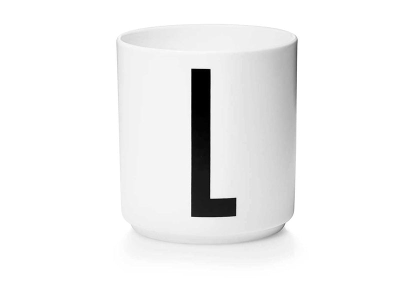 PERSONAL PORCELAIN CUP A-Z (WHITE)