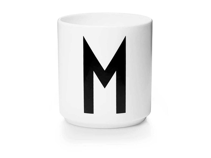 PERSONAL PORCELAIN CUP A-Z (WHITE)