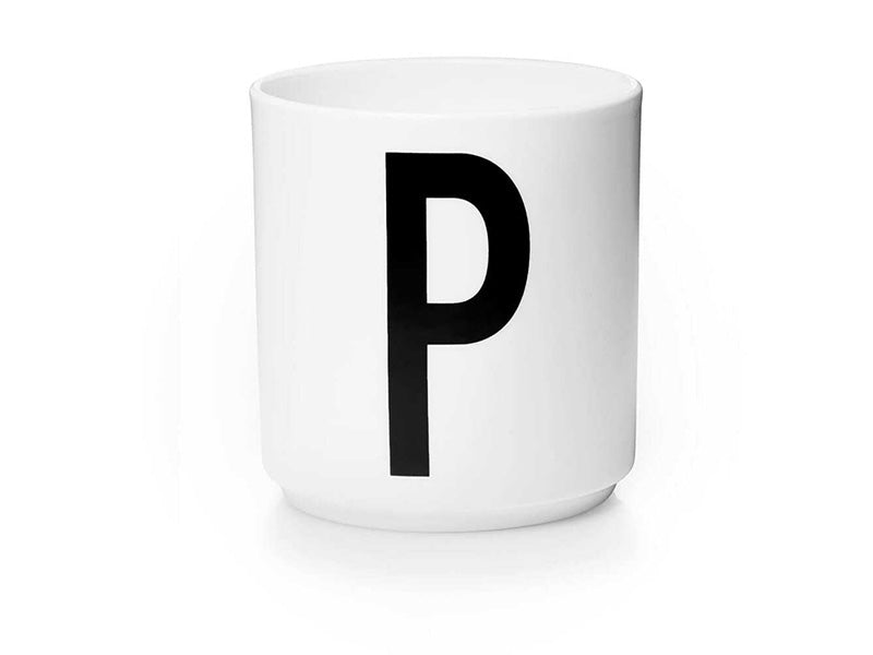 PERSONAL PORCELAIN CUP A-Z (WHITE)