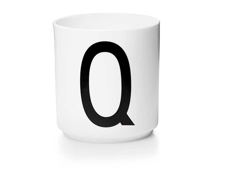 PERSONAL PORCELAIN CUP A-Z (WHITE)