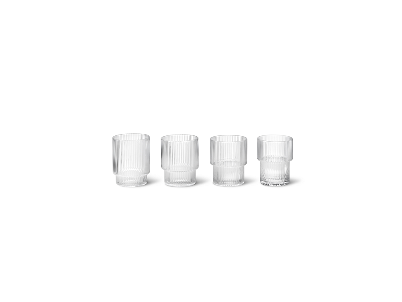 Ripple Glass (set of 4) FERM-5438