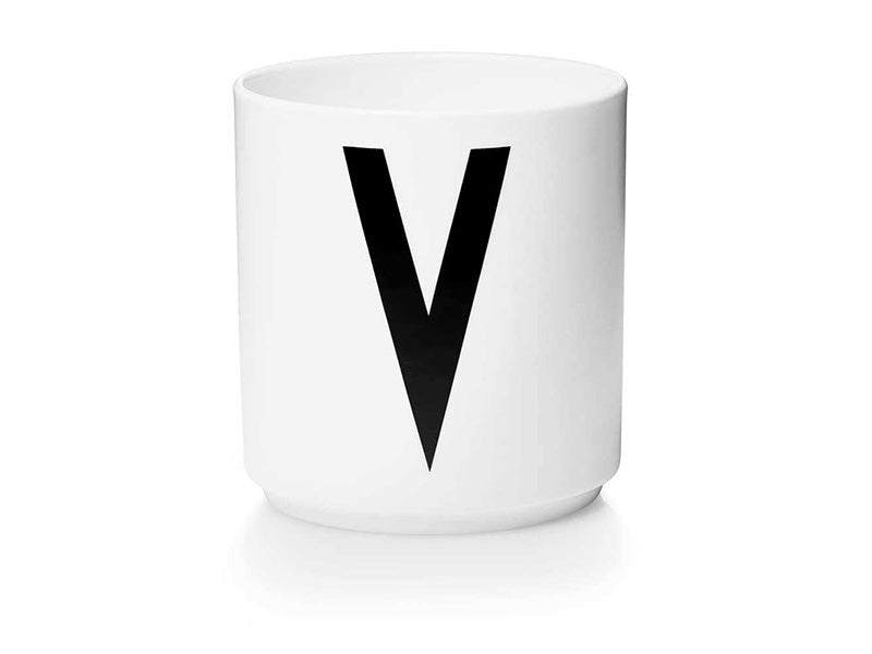 PERSONAL PORCELAIN CUP A-Z (WHITE)